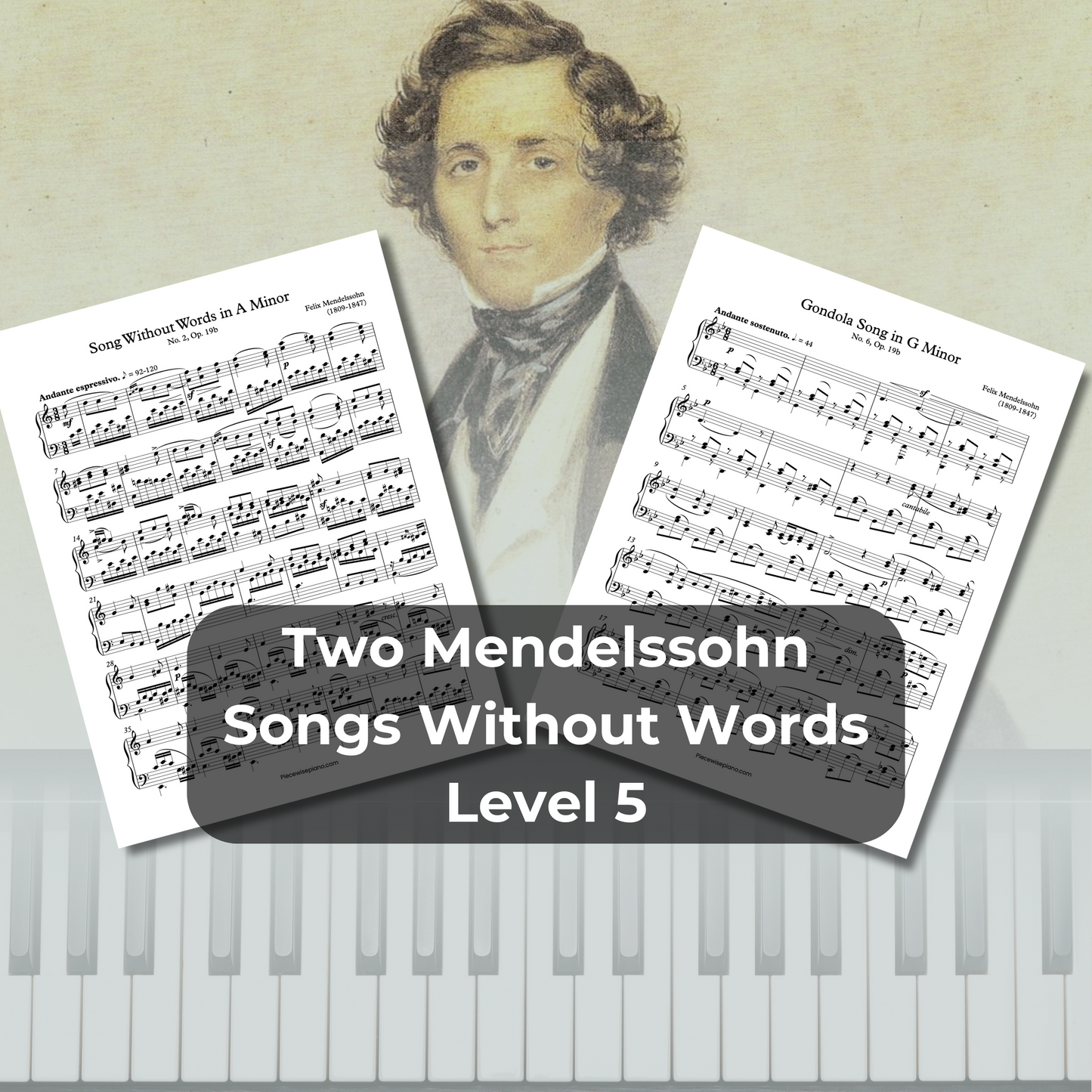 Two Felix Mendelssohn Pieces - Level 5