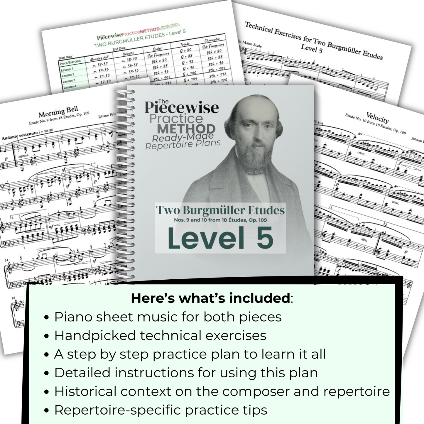 Two Burgmüller Etudes - Level 5