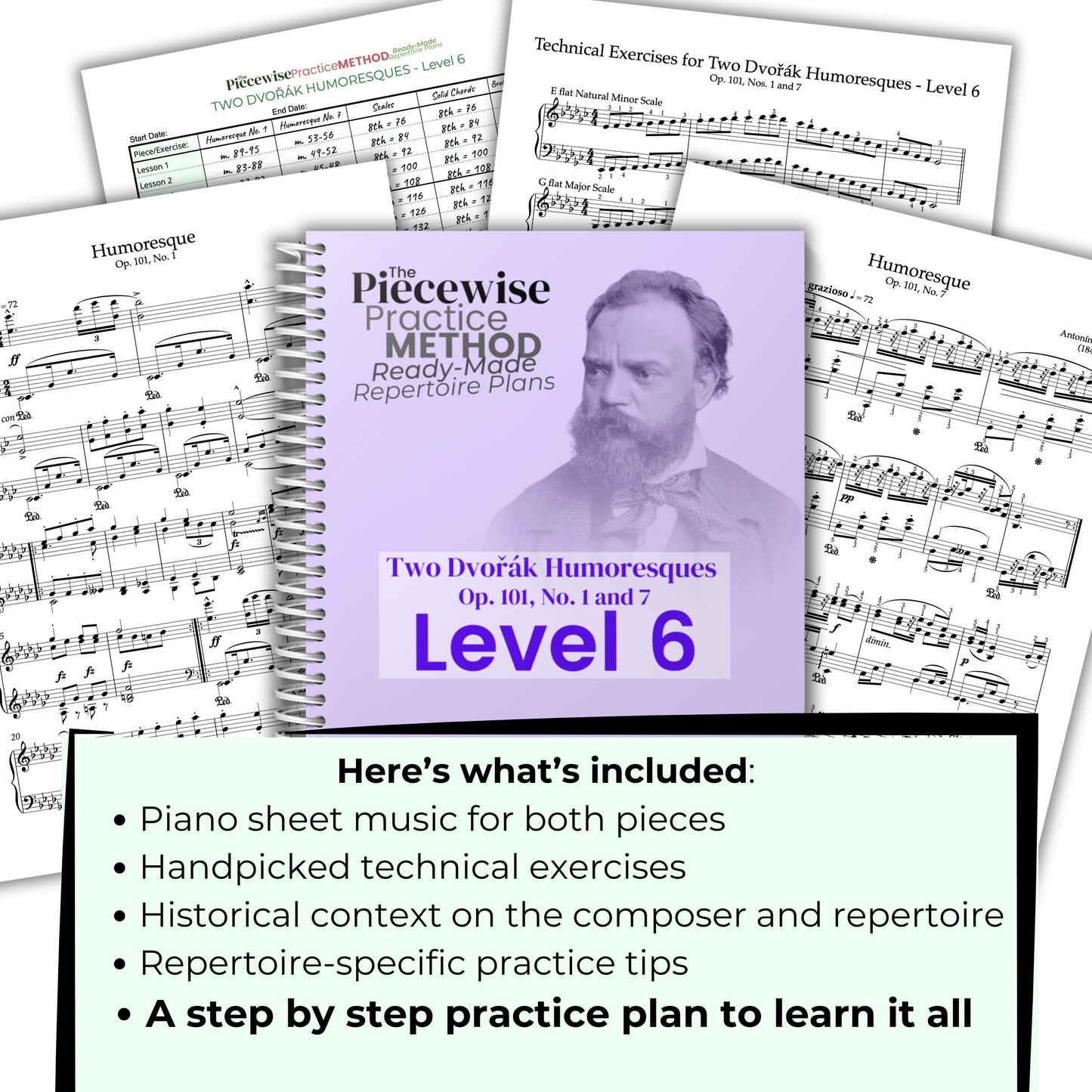 Dvořák Humoresques Op. 101, Nos. 1 and 7 - Level 6