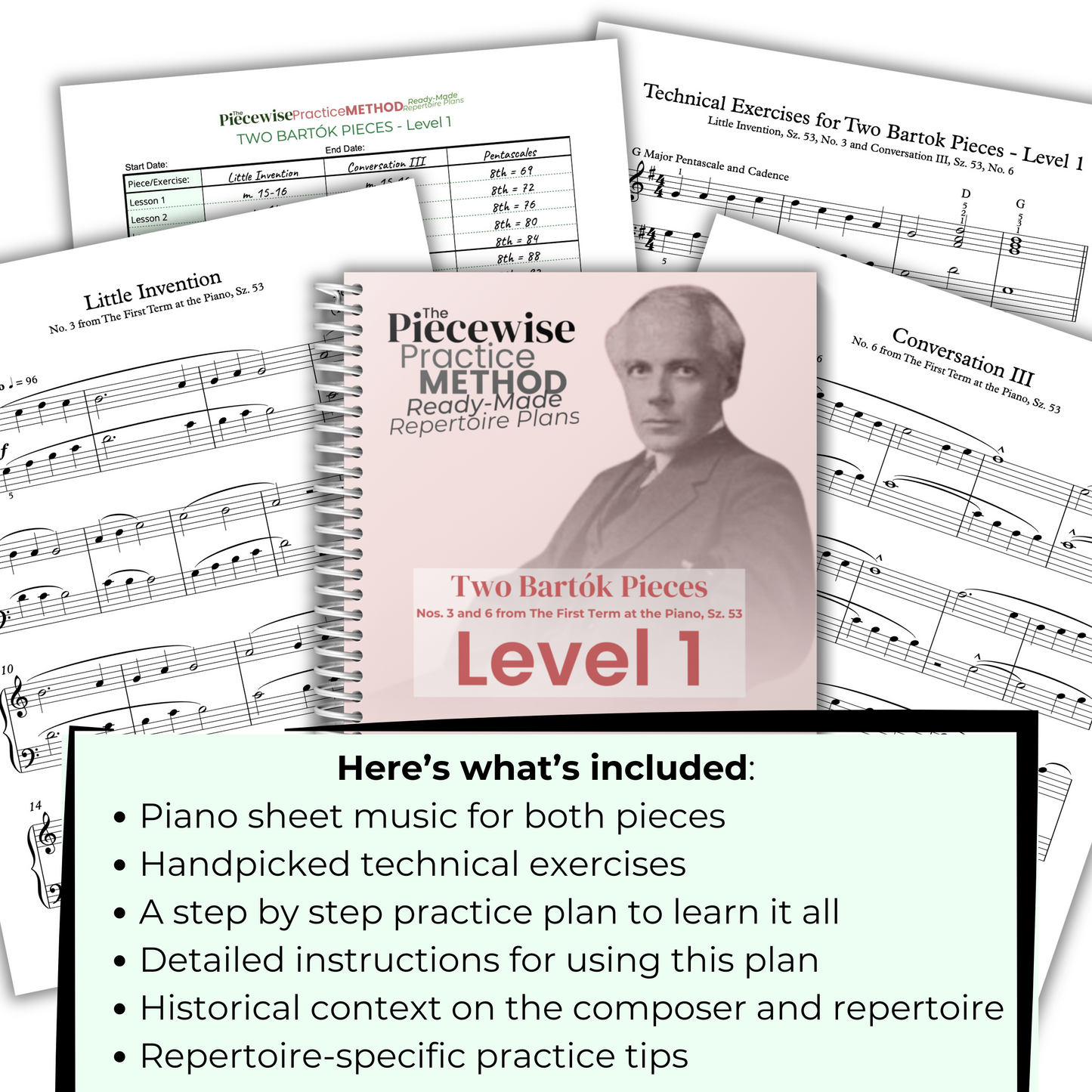 Two Bartók Pieces - Level 1