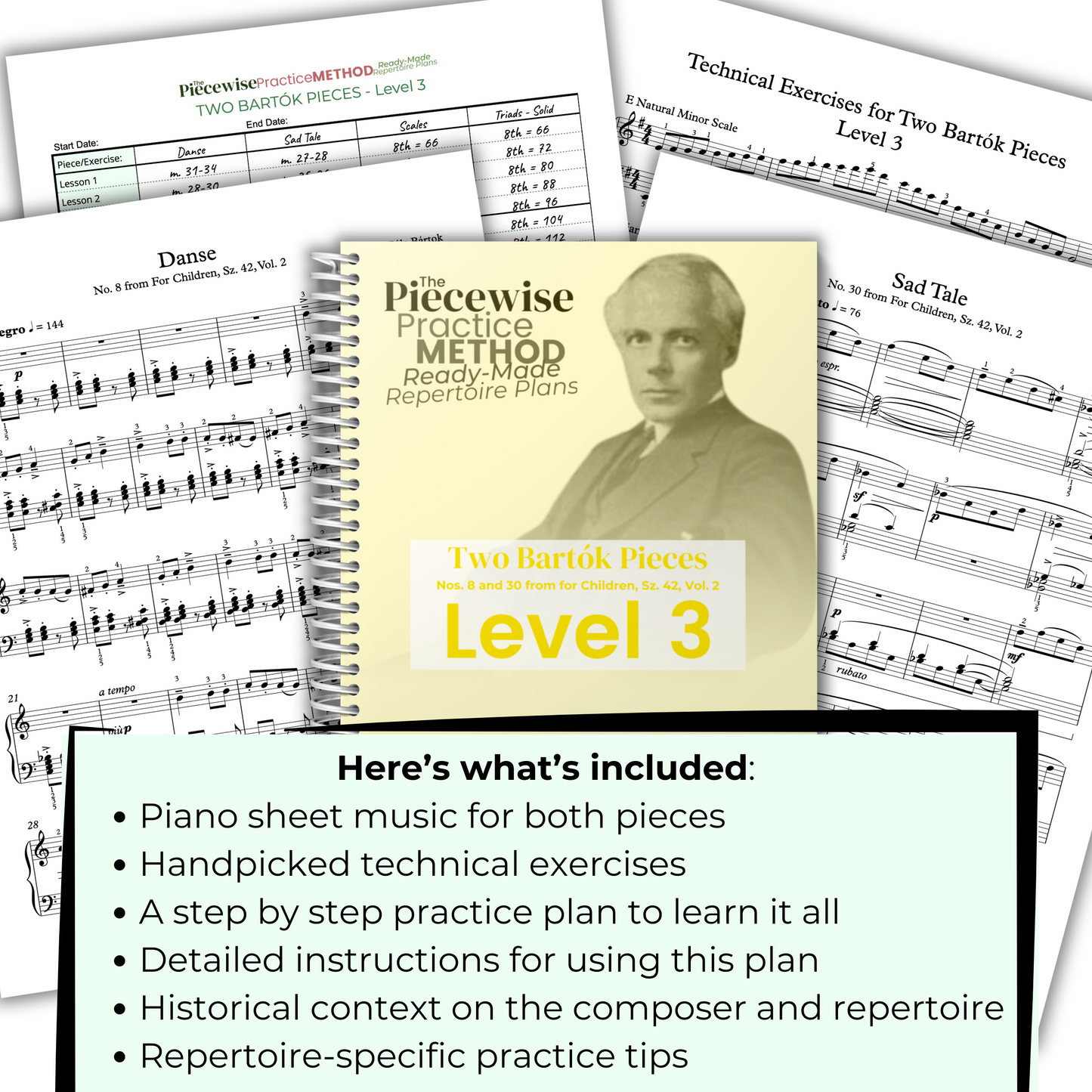 Two Bartók Pieces - Level 3