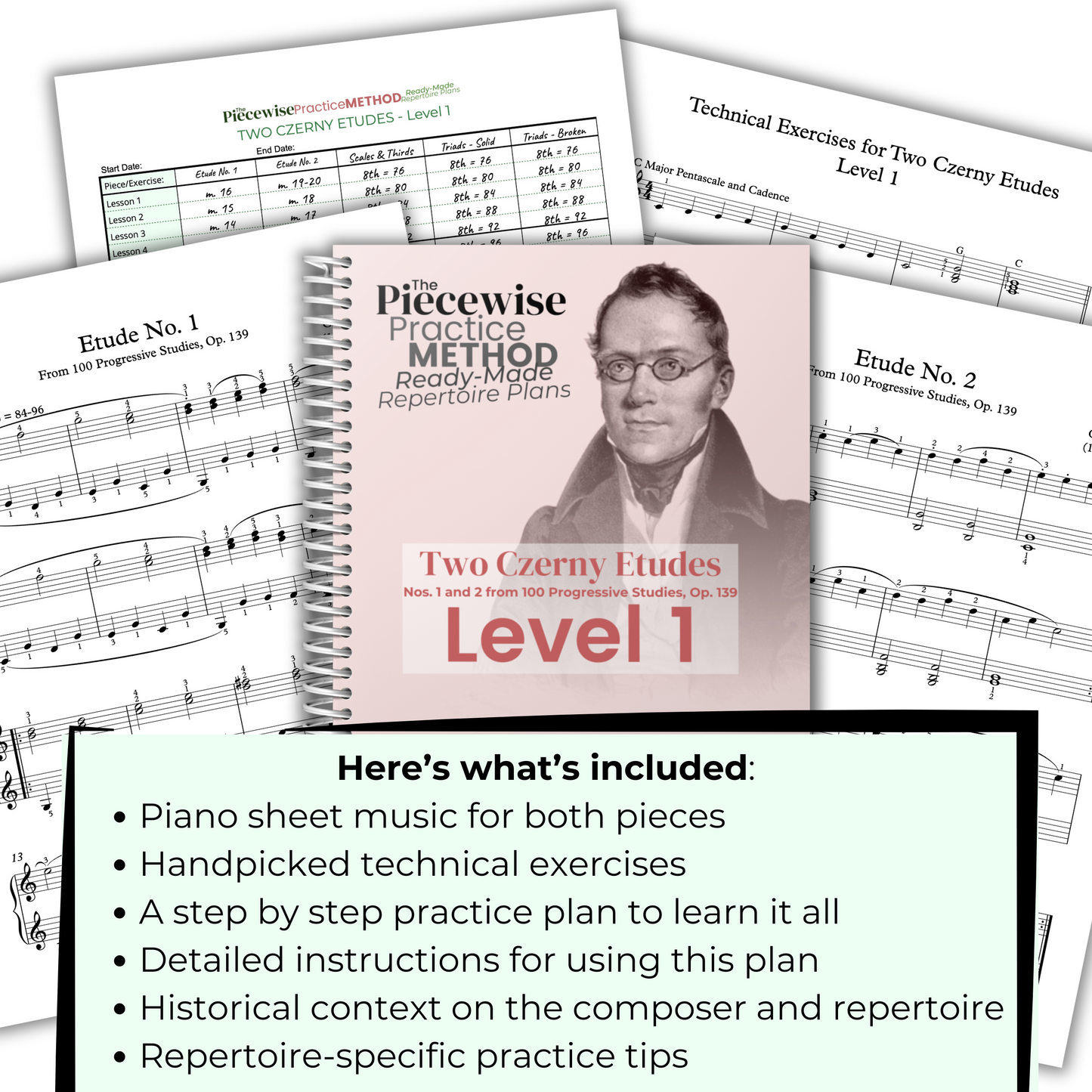 Two Czerny Etudes - Level 1