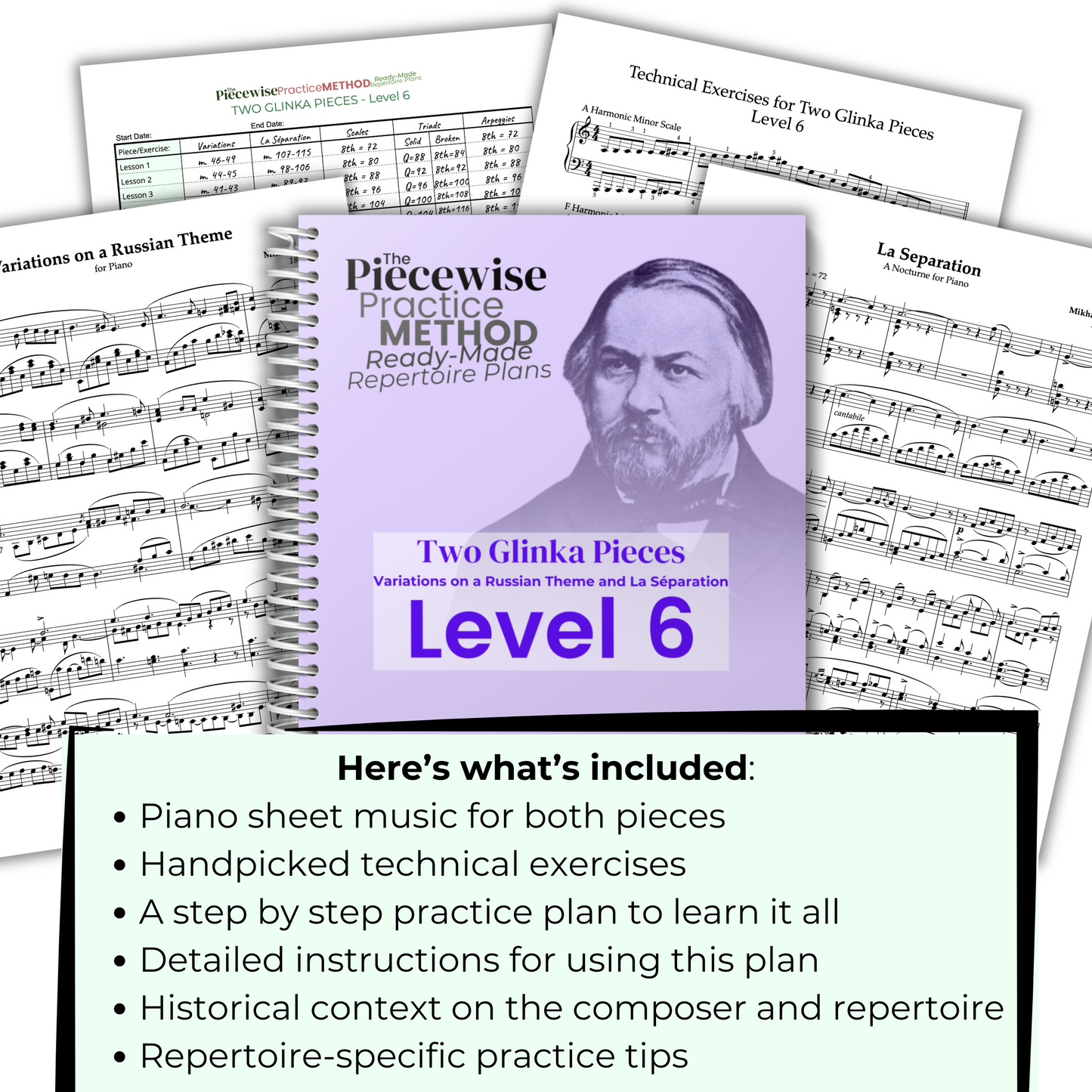 Two Glinka Pieces - Level 6