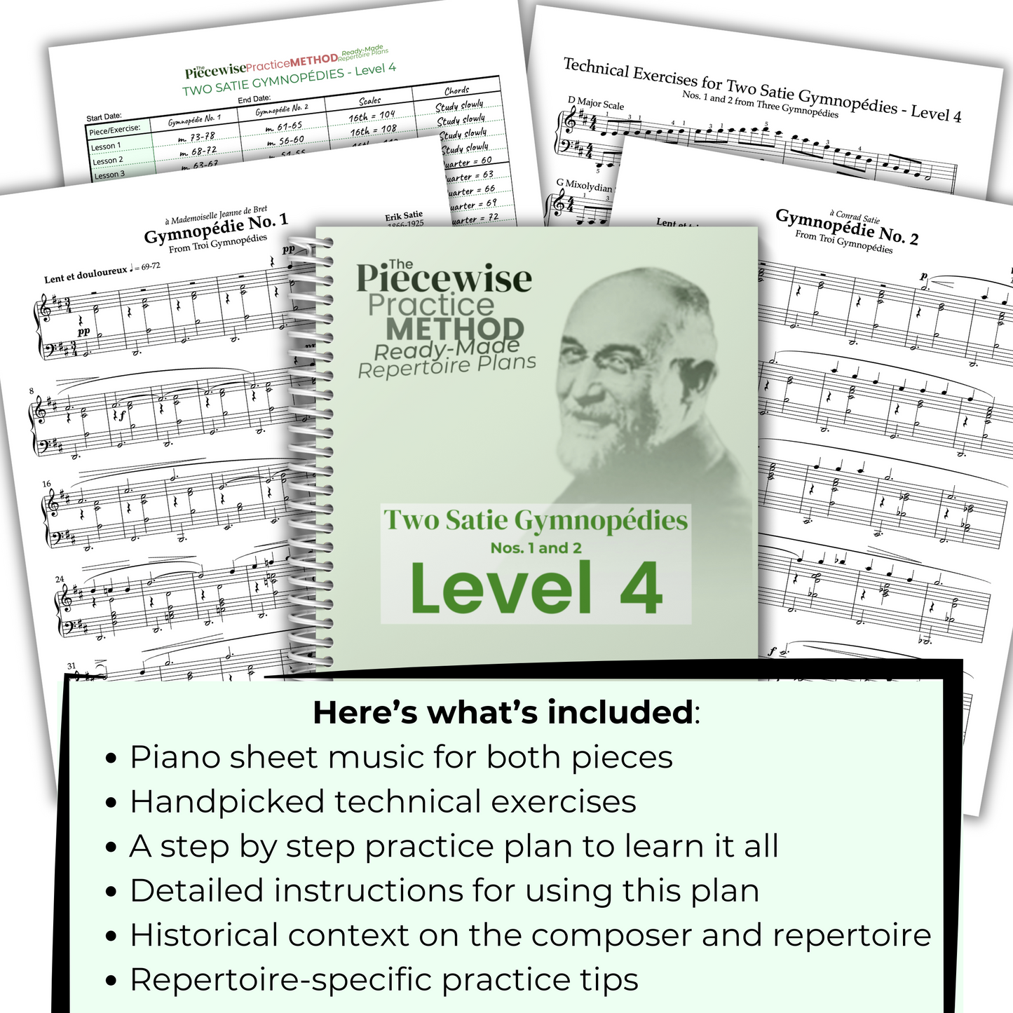 Two Satie Gymnopédies - Level 4