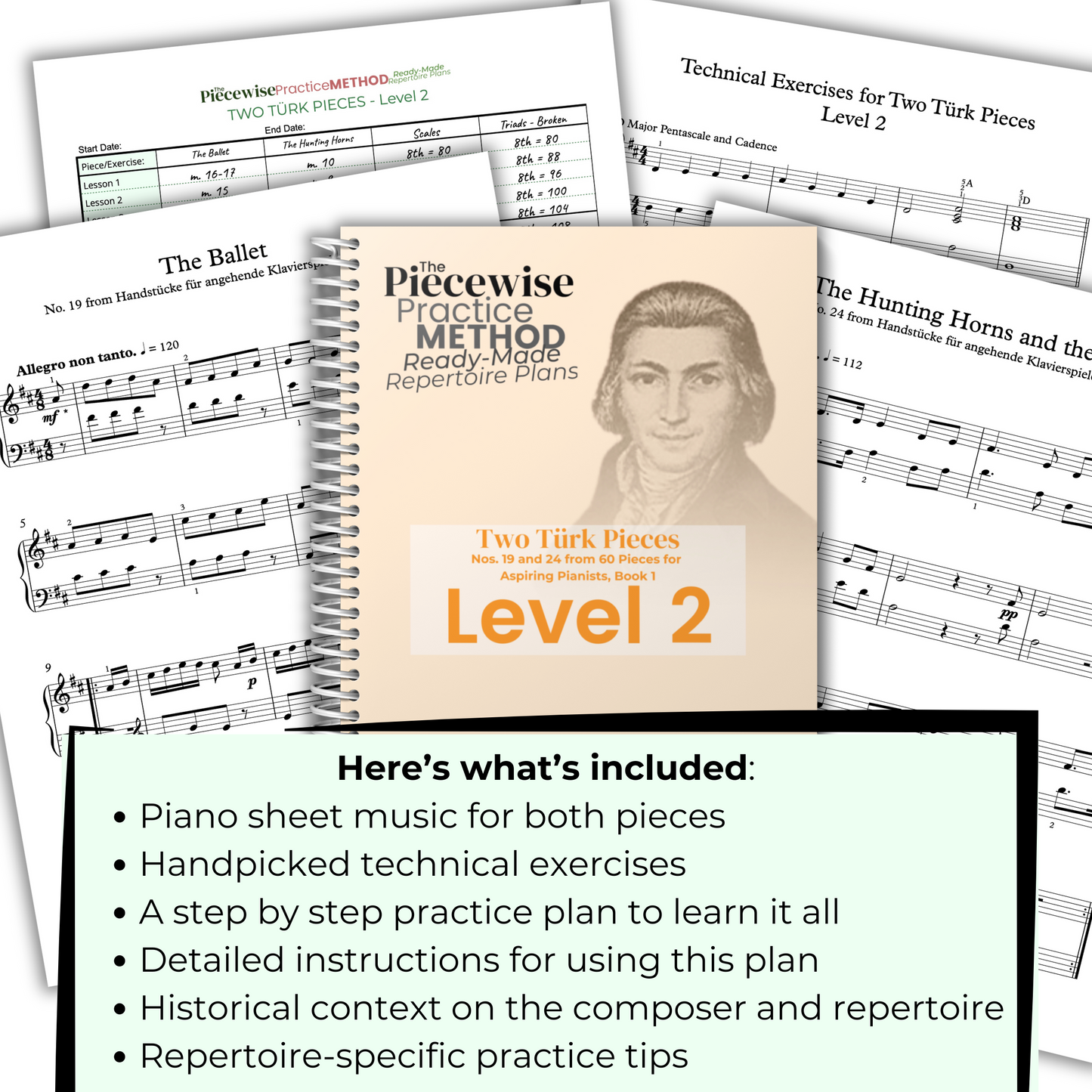 Two Türk Pieces - Level 2