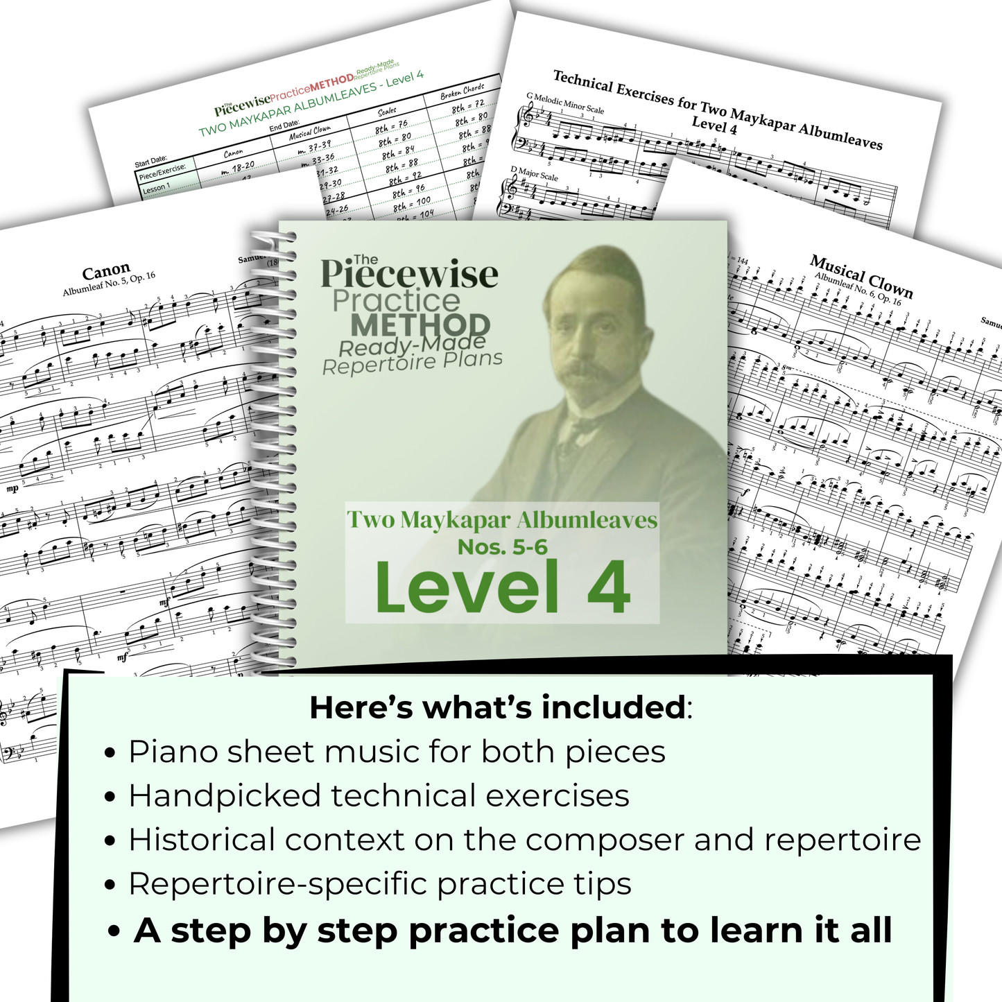 Two Maykapar Albumleaves - Level 4