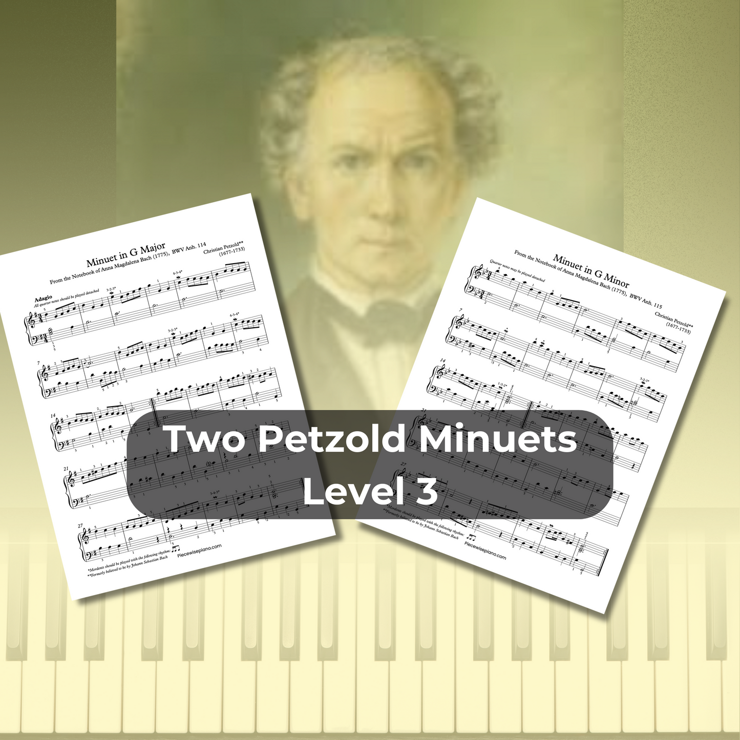 Two Petzold Minuets - Level 3