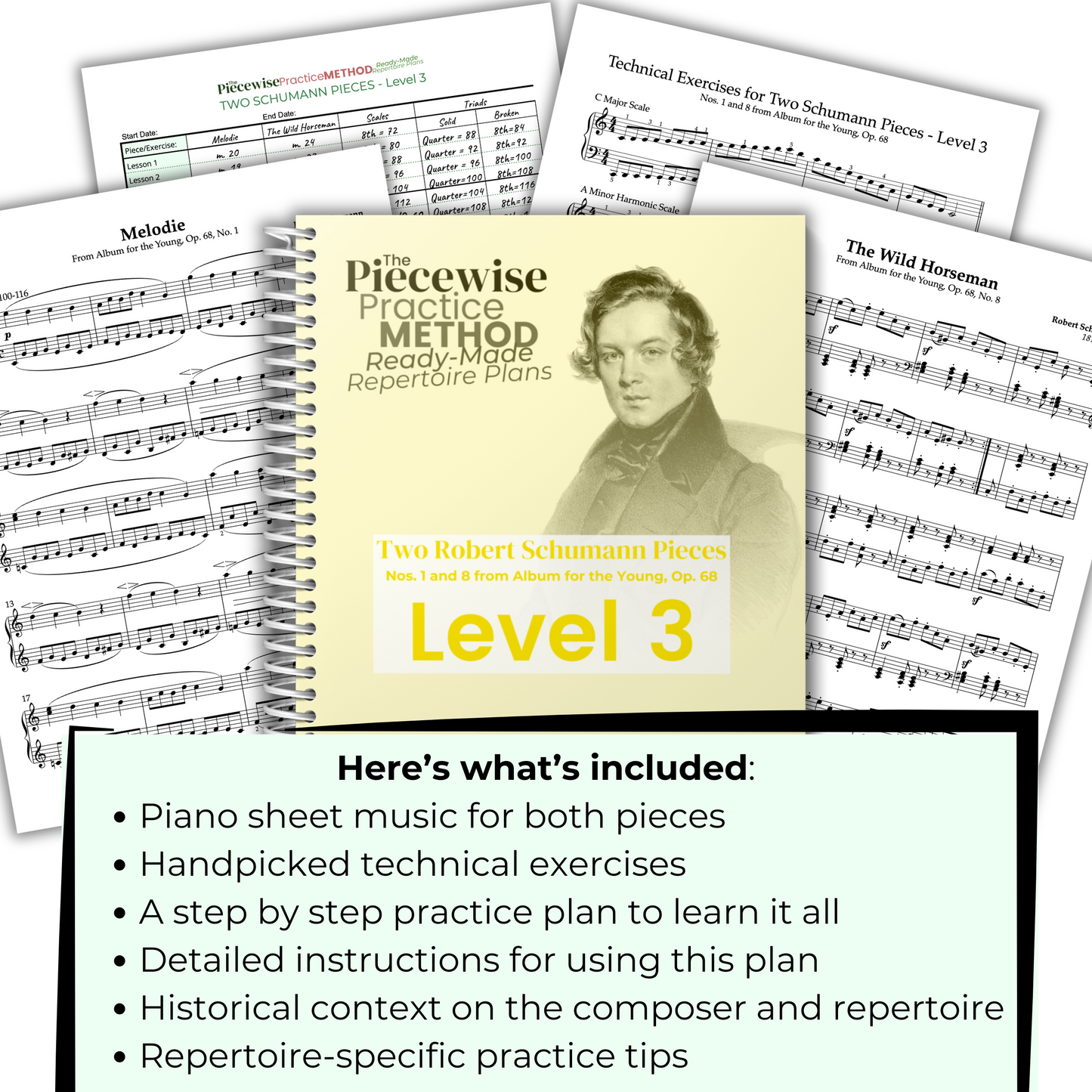 Two Robert Schumann Pieces - Level 3