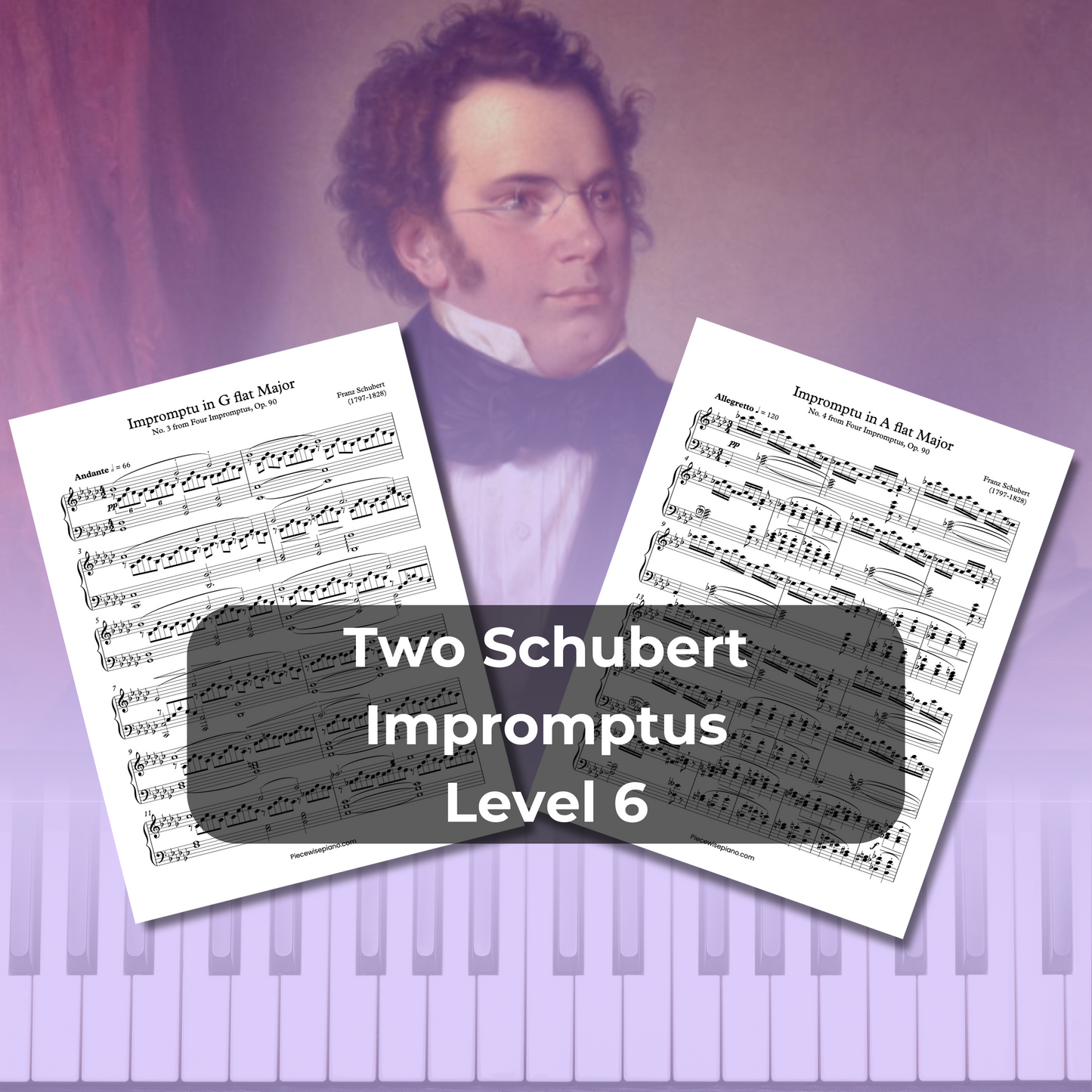 Two Schubert Impromptus - Level 6