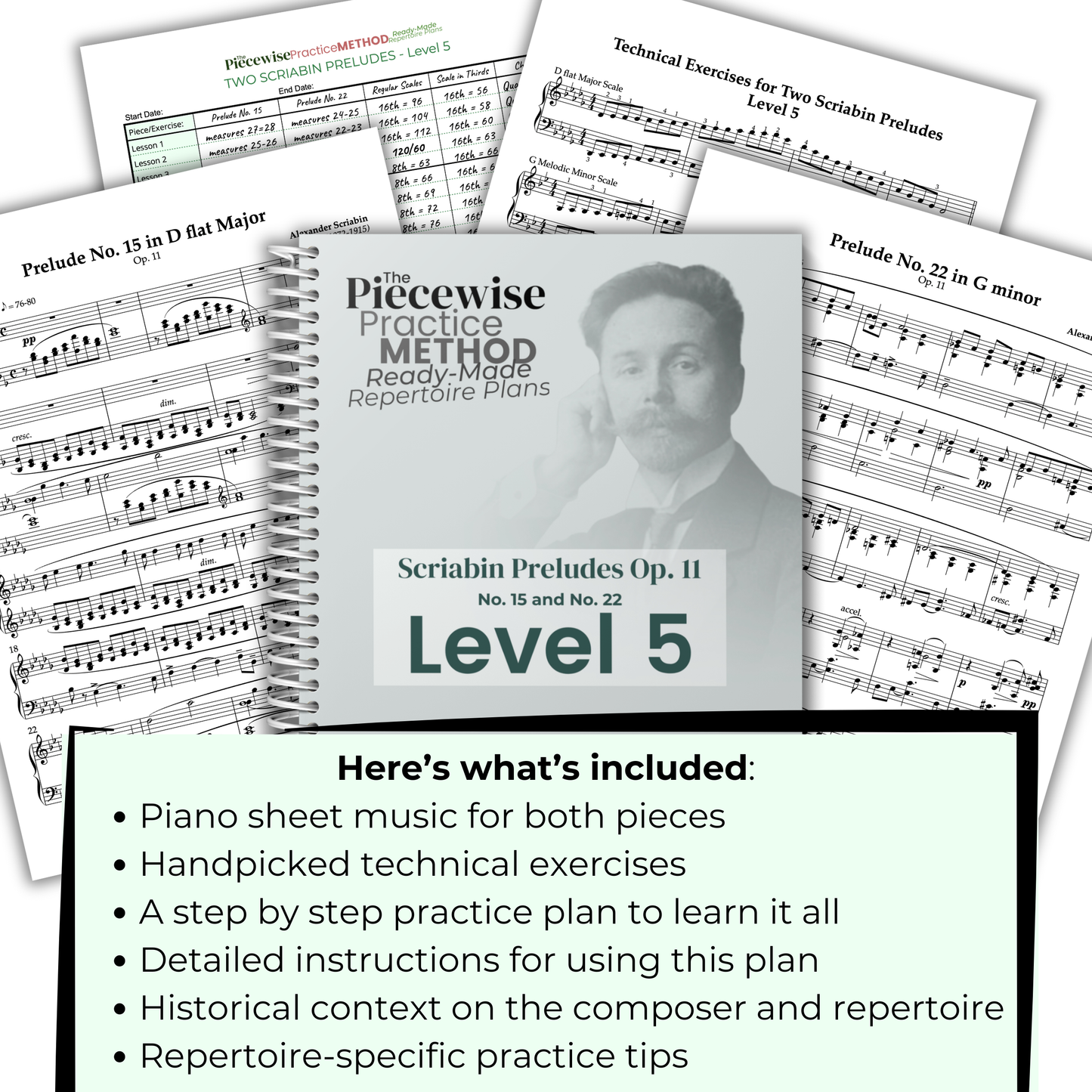 Two Scriabin Preludes - Level 5