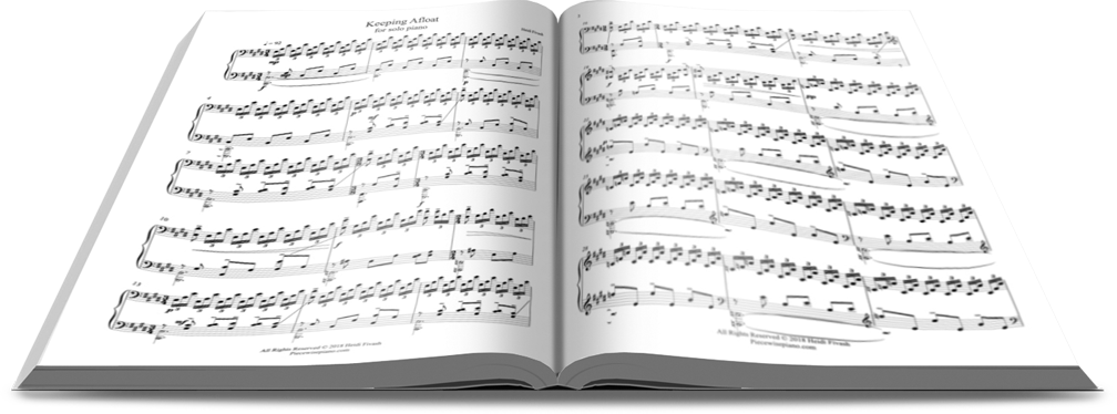 Keeping Afloat for solo piano by Heidi Fivash