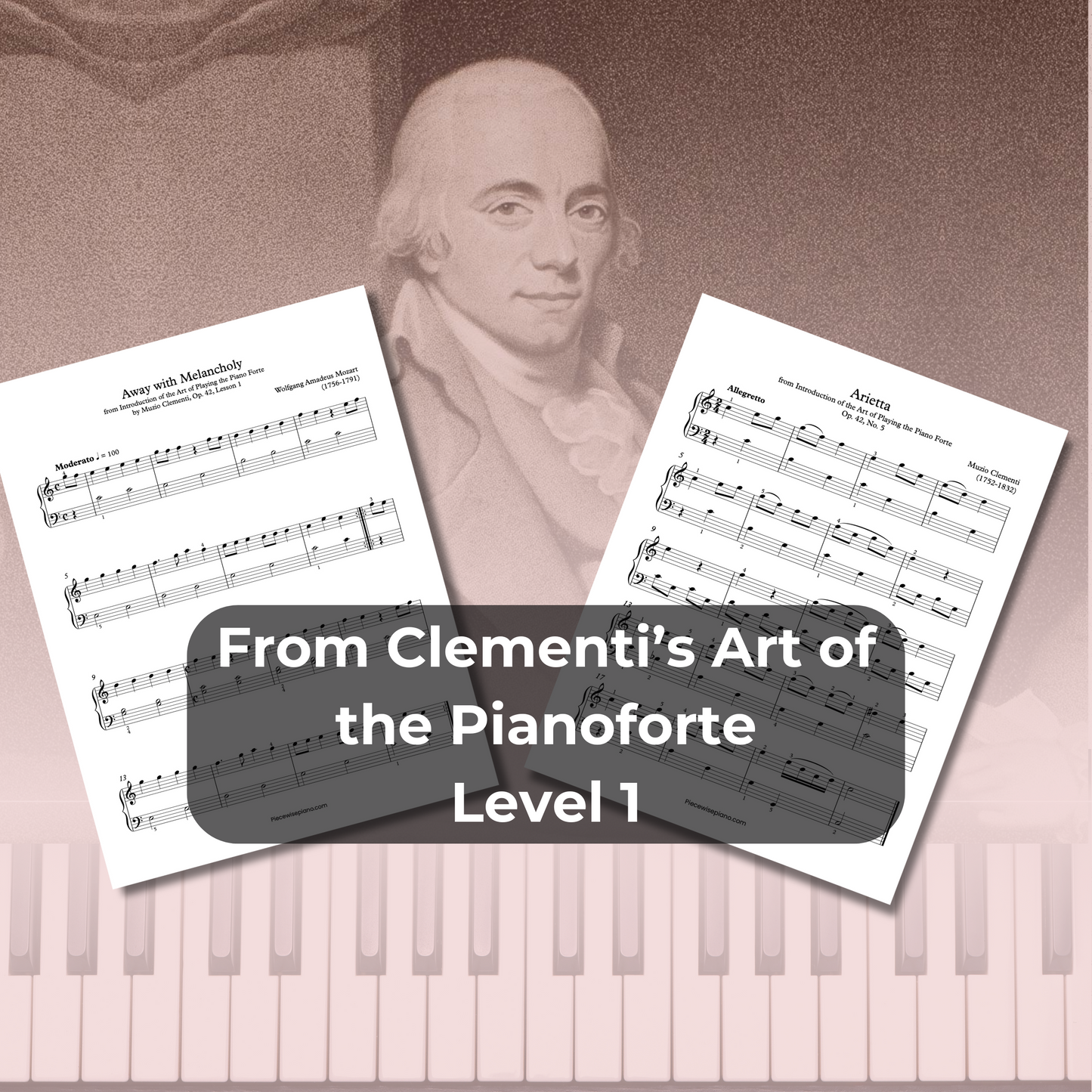 Two Pieces from Clementi's Art of Playing the Pianoforte - Level 1