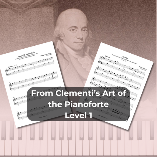 Two Pieces from Clementi's Art of Playing the Pianoforte - Level 1