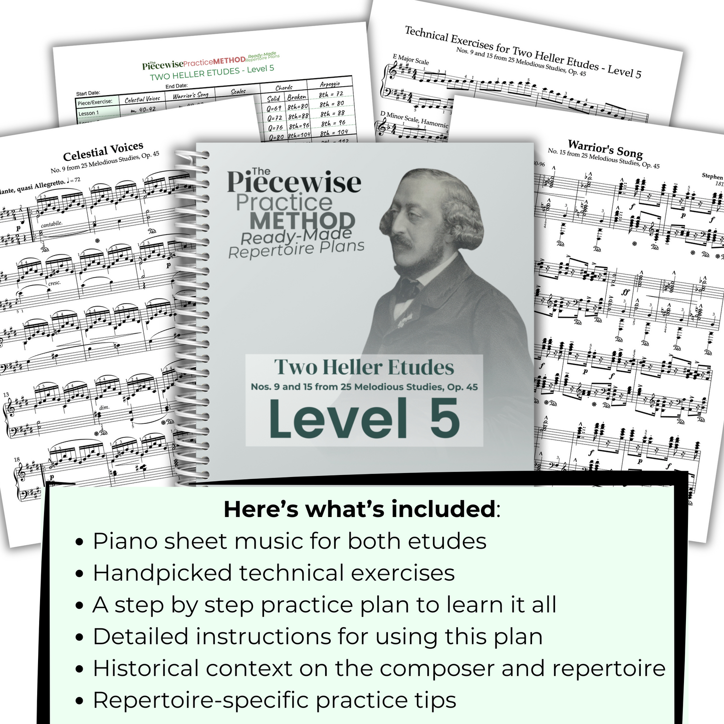 Two Heller Etudes - Level 5