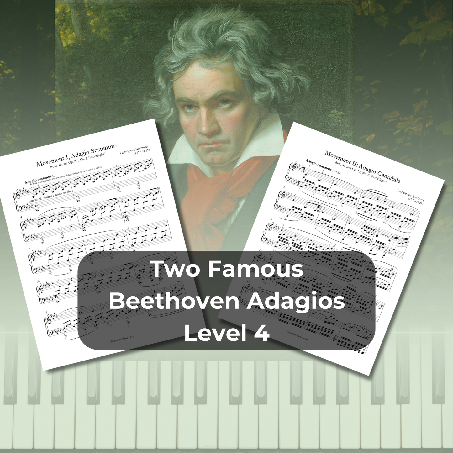 Two Famous Beethoven Adagios - Level 4
