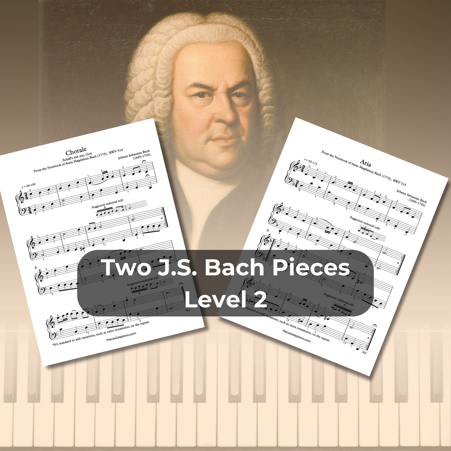 Two J.S. Bach Pieces - Level 2