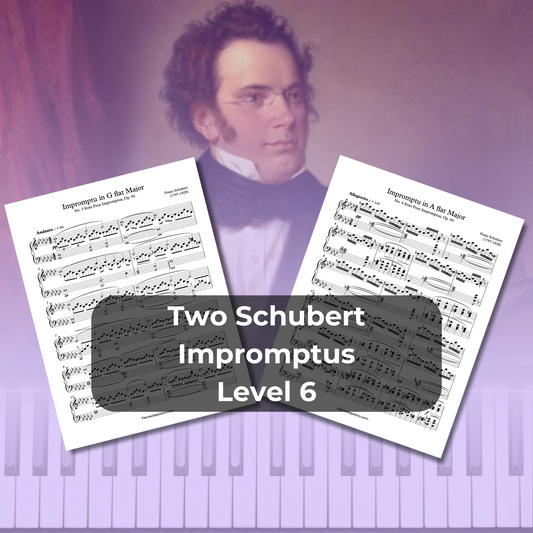 Two Schubert Impromptus - Level 6