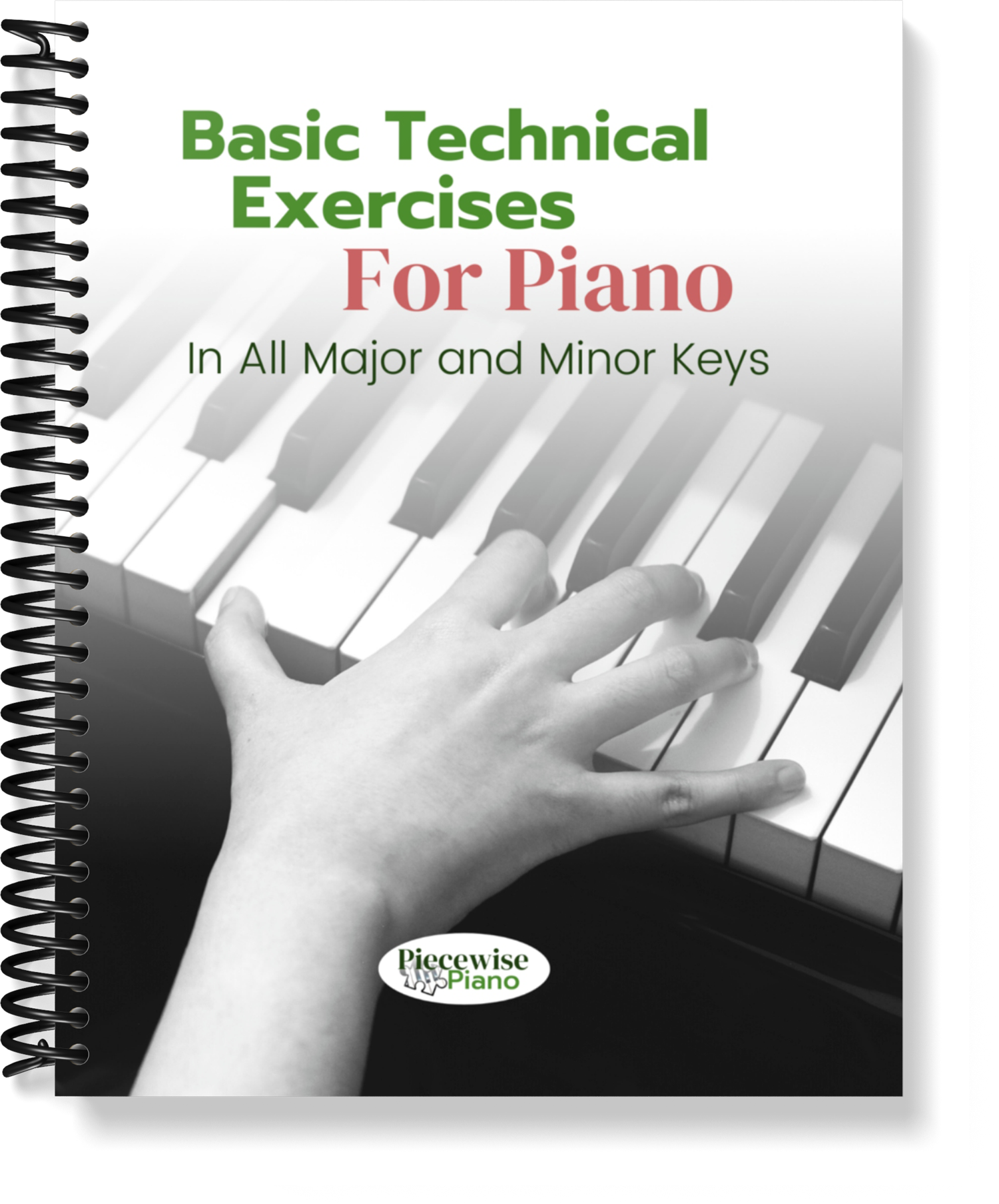 Basic technical exercises for piano piecewise piano