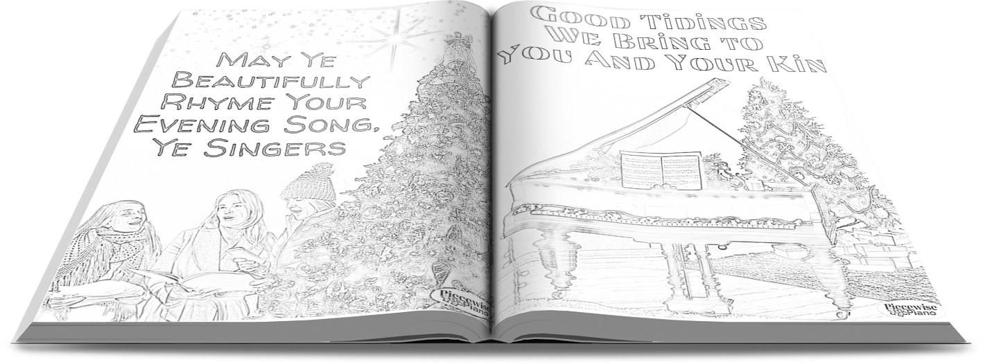 Christmas Carol Coloring Book